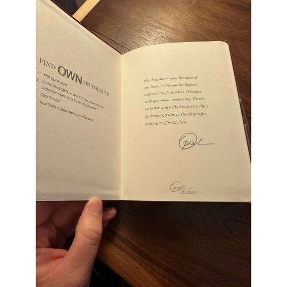 Oprah’s Lifeclass Blank Lined Notebook OWN Promo Item New 5”x7” Lot of 2, New - Picture 6 of 6